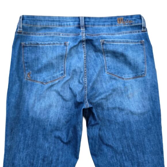 Boyfriend Jeans KFTK Carrie Plus Size 14 Stretch Denim Kut Kloth - Picture 9 of 10